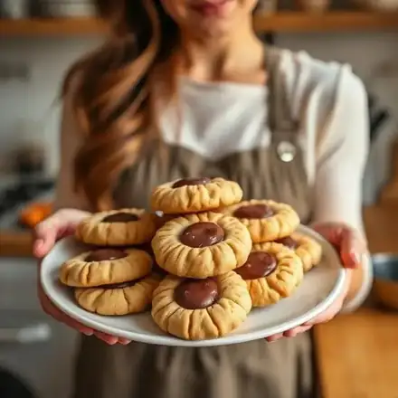 Alumna Yolanda P. con sus galletas