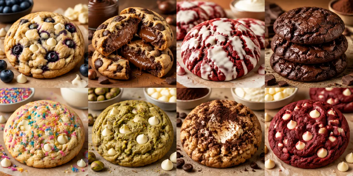 Galleta Chocolate blanco con arándanos